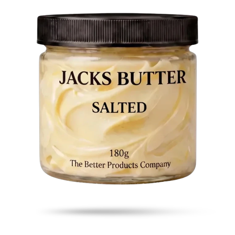 Salted butter — 180g glass jar